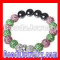 2012 New Trend Aka Style Clear Pink And &amp; Czech Crystal Bracelets Wholesale 